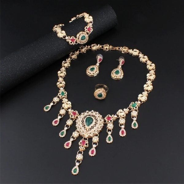 Chic groen/rode sieraden - Afbeelding 5