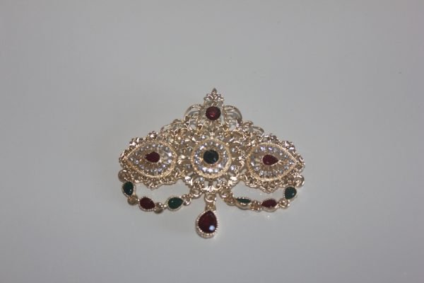 Broche groen/rode - Afbeelding 3