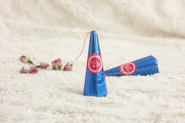 Mini suikerkegel blauw (8cm) - Afbeelding 3