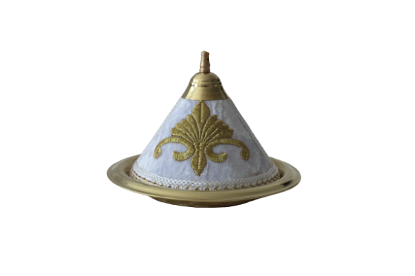 Goud fluweel tajine - Afbeelding 3