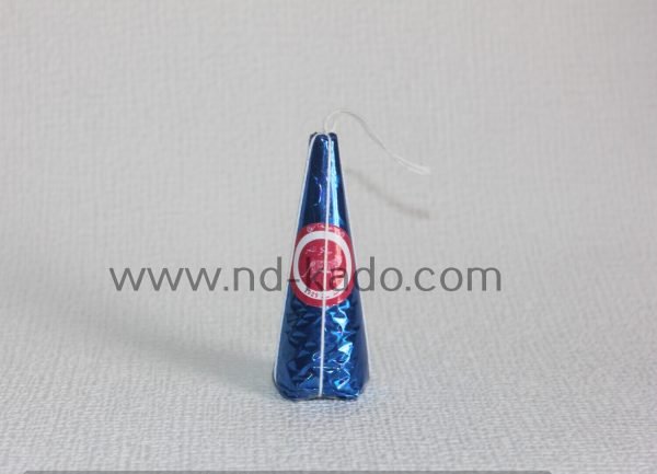 Mini suikerkegel blauw (8cm) - Afbeelding 2