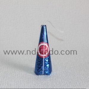 Mini suikerkegel blauw (8cm)