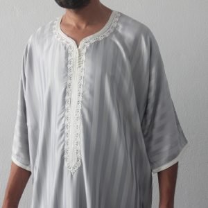 Kandora grijs-wit