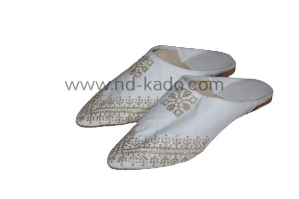Witte/Goud Henna cherbil - Afbeelding 3