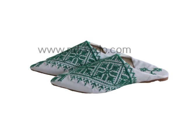Witte/Groen henna cherbil - Afbeelding 2