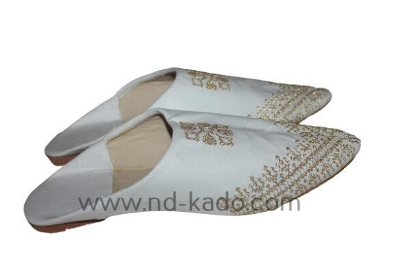 Witte/Goud Henna cherbil - Afbeelding 2