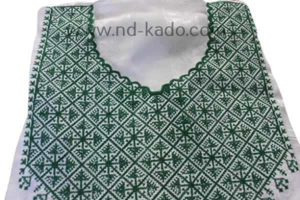Johara henna jurk witte/groen - Afbeelding 2