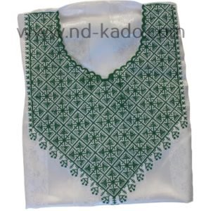Johara henna jurk witte/groen