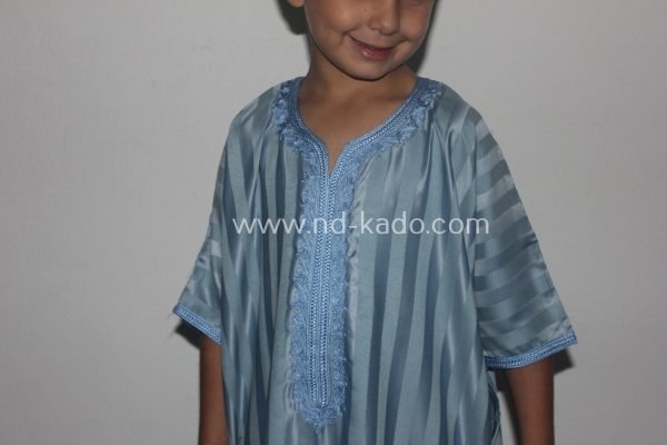 kind kandora licht blauw - Afbeelding 2