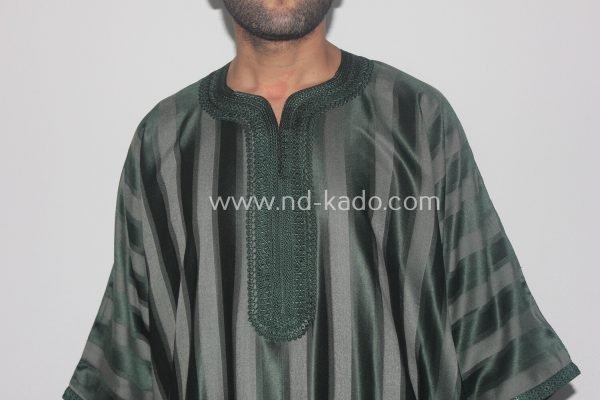 Kandora gestreept groen - Afbeelding 2