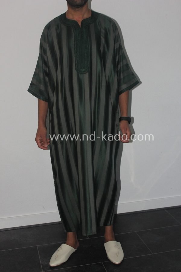 Kandora gestreept groen - Afbeelding 3