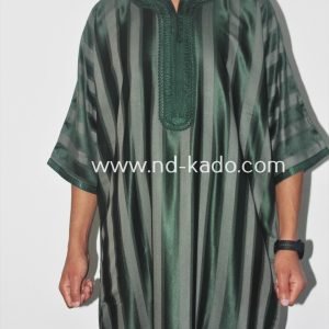 Kandora gestreept groen