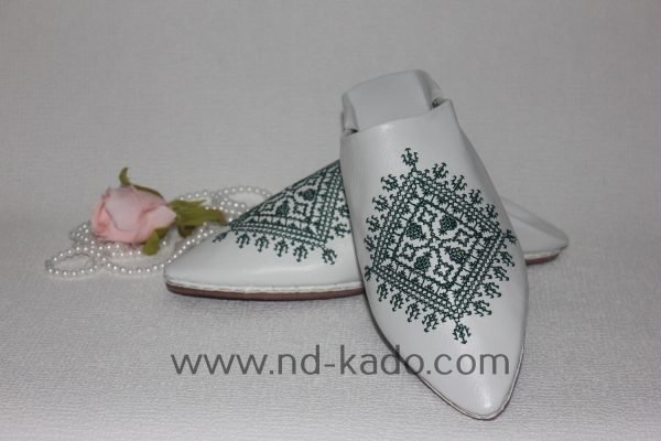 Groen Henna cherbil/schoenen - Afbeelding 2