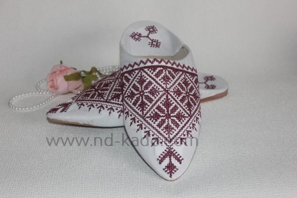 Bordeaux Henna cherbil/henna schoenen - Afbeelding 4