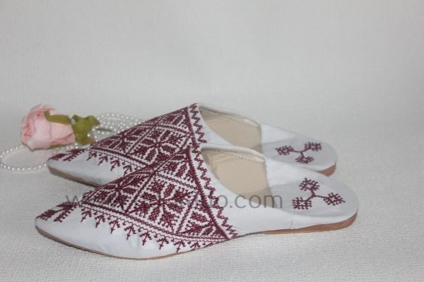 Bordeaux Henna cherbil/henna schoenen - Afbeelding 2