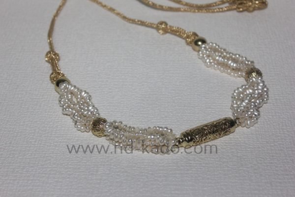 Kralenketting wit - Afbeelding 6