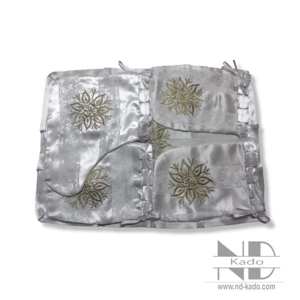 Wit/goud johara Henna set