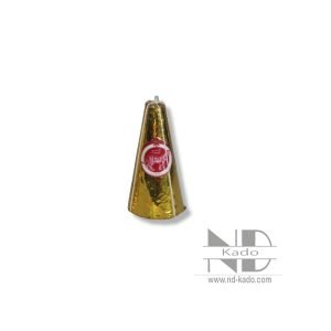Mini suikerkegel goud (8cm)