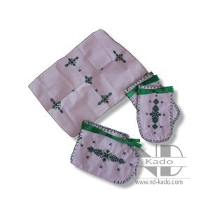 Groen/Witte traditioneel Henna set