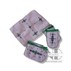 Groen/Witte traditioneel Henna set