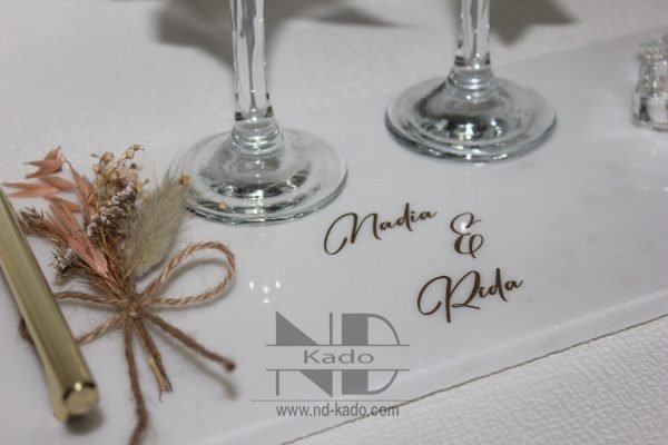 Set melkglazen vintage - Afbeelding 2
