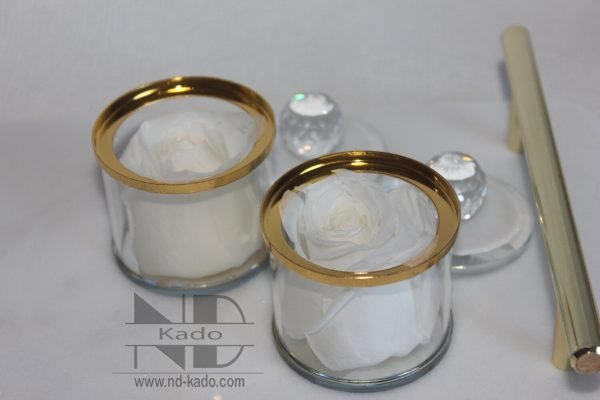 Set melkglazen strass - Afbeelding 2