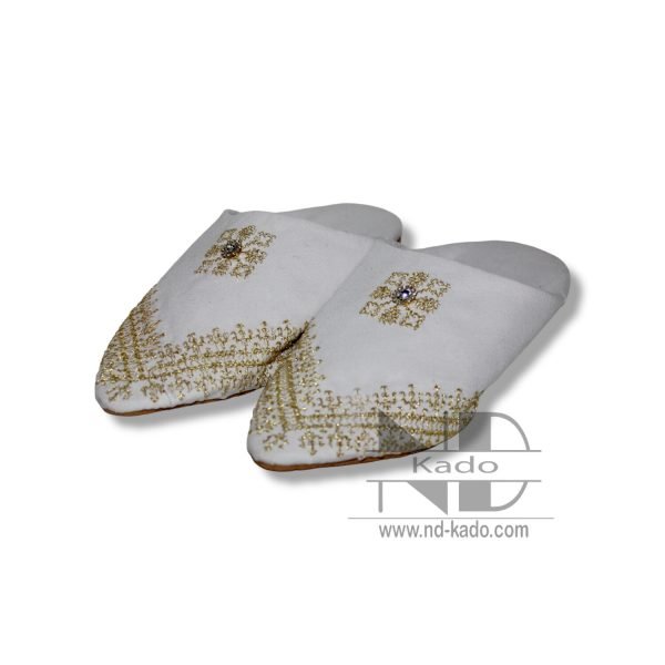 Witte/Goud Henna cherbil - Afbeelding 5