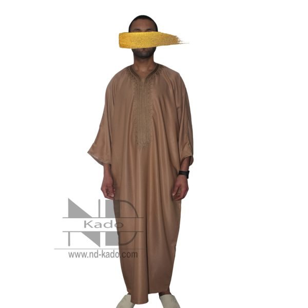 Kandora donker beige - Afbeelding 2