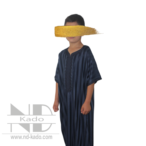 Donker blauw kind kandora