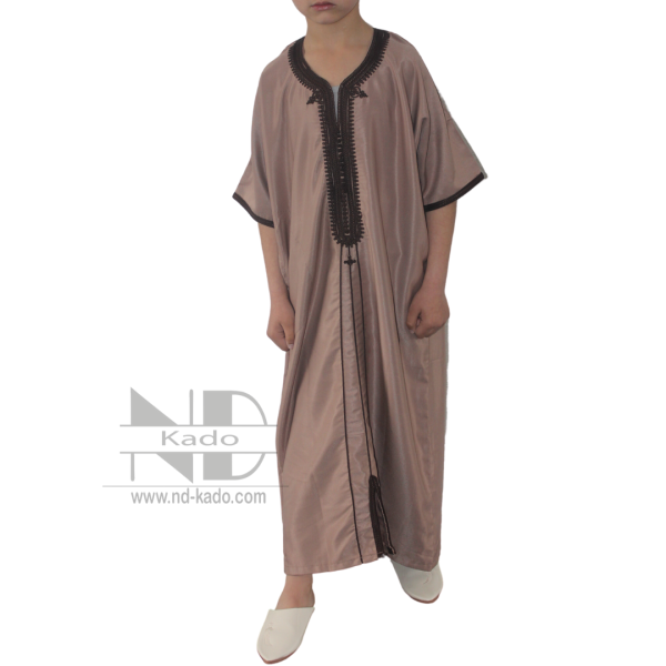 Kind kandora donker bruin - Afbeelding 3