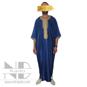 Kandora blauw/geel