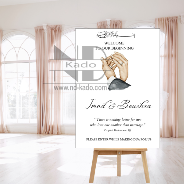 Welkomstbord designN009 - Afbeelding 3