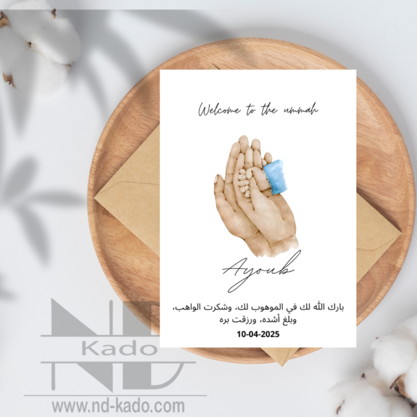 Tafelkaarten-new born boy