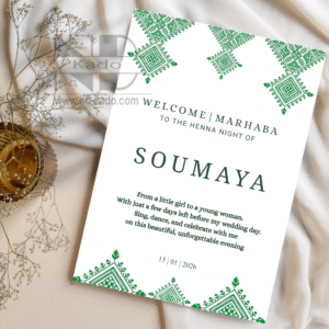 Tafelkaart- Henna fessi