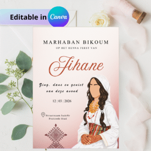 Henna uitnodiging-Izran