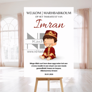 Thara Welkomstbord bordeaux jabador