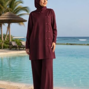 Burkini bordeaux